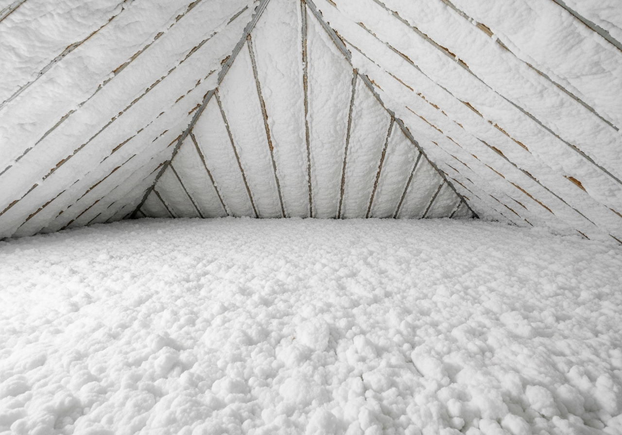 After: Cleared attic in Williamsburg VA home