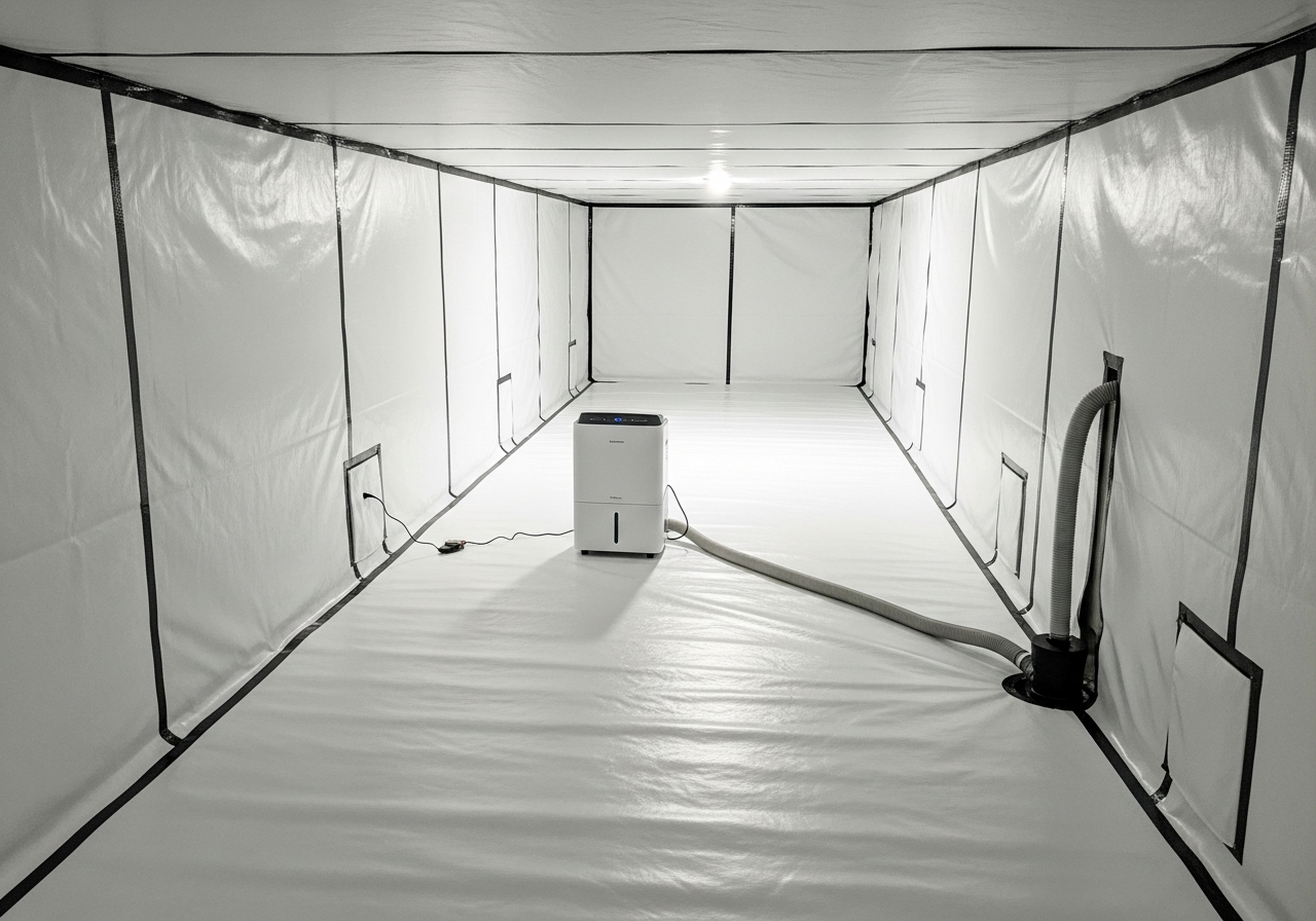 After: Complete encapsulation in Virginia Beach crawl space