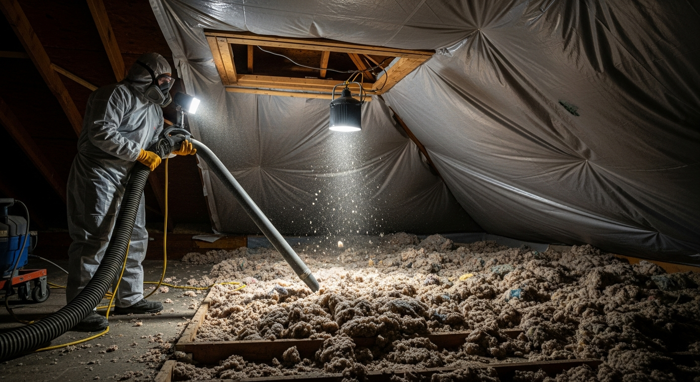 After: Safe removal complete in Norfolk VA attic